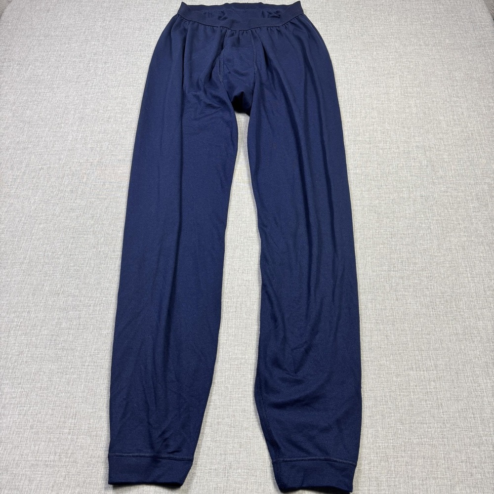 Patagonia Capilene Leggings Mens L Blue Knit Ankle Activewear Moisture Wicking